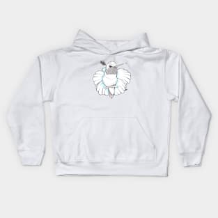 HummingBird and Hibiscus Kids Hoodie